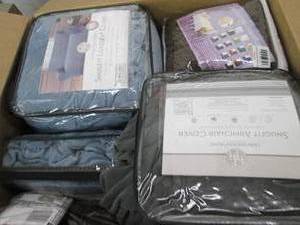 lot 27 image: box of furniture throws ...