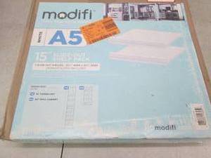 lot 134 image: modifi white A5 15 inch slide out s...