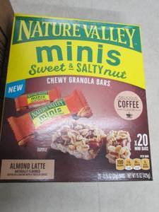 lot 142 image: case of nature valley mini sweet an...