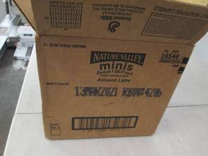 lot 143 image: case of nature valley mini sweet an...