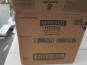 lot 145 image: case of nature valley mini sweet an...