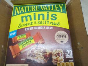 lot 146 image: case of nature valley mini sweet an...