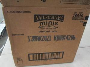 lot 147 image: case of fiber one lemon bars 4-10.6...
