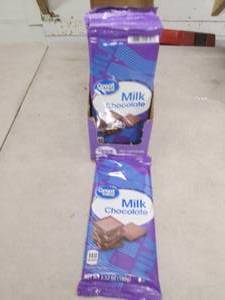 lot 163 image: case of 12 great value milk chocola...