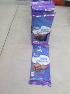 lot 168 image: case of 12 great value milk chocola...