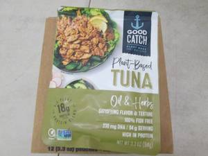 lot 178 image: case of 12 3.3oz good catch plant-b...