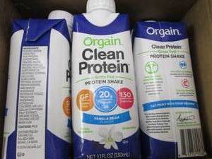 lot 201 image: case of orgain clean protein 18 in ...