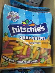 lot 204 image: case of hitschies snap chews 204.4o...