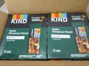 lot 207 image: case of apple cinnamon pecan kind b...