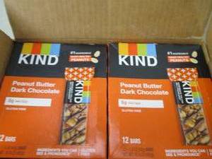 lot 210 image: case of peanut butter dark chocolat...