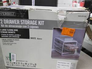 lot 215 image: everbuilt 2 drawer storage kit ...
