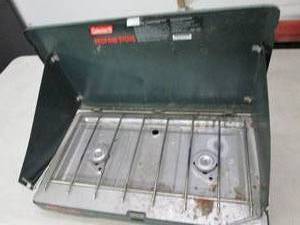 lot 240 image: coleman 2 burner propane stove ...