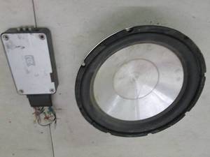 lot 248 image: Q power 12 inch subwoofer and re-q5...