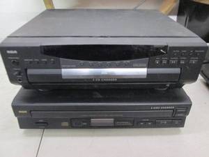 lot 268 image: 2 RCA 5 disc changers both power on...