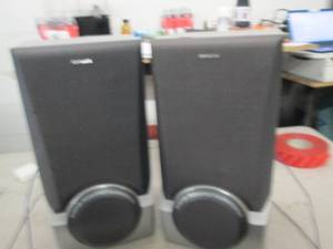 lot 273 image: 2 awia speakers with built in power...