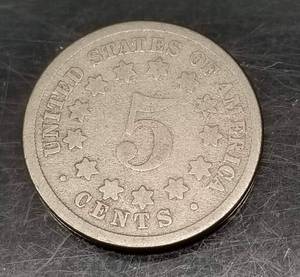 1867 US SHIELD NICKEL
