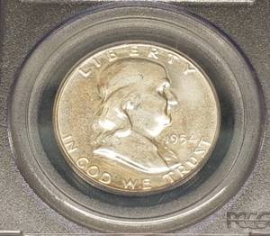 1954 PROOF FRANKLIN HALF DOLLAR PR64 PCGS