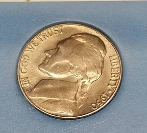 1950-D JEFFERON NICKEL BU