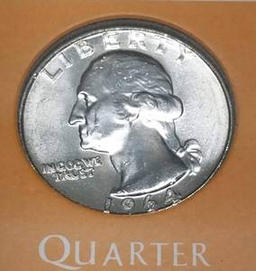 1964-D WASHINGTON QUARTER BU