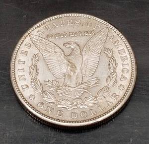 1900 MORGAN SILVER DOLLAR AU