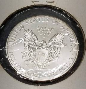 2015 AMERICAN SILVER EAGLE 1 TROY OZ .999 FINE SILVER DOLLAR