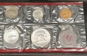 1963-D US MINT SET 5 COINS