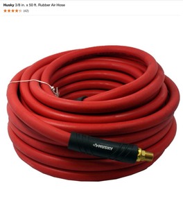 lot 35 image: Various Sizes of Husky PVC, Rubber & Polyurethane Air Hoses. See Pictures