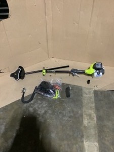 lot 48 image: RYOBI 25cc 2-Cycle Full Crank Gas Brush Cutter. See Pictures
