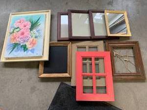 lot 29 image: Large Lot of Frames, Mirror, Art