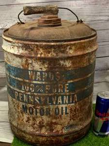lot 45 image: Wards Pennsylvania Motor Oil 5 Gallon Can