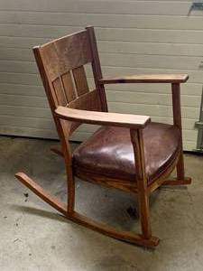 lot 70 image: Vintage Rocking Chair