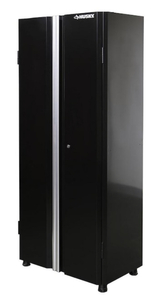 lot 5 image: HUSKY Ready-to-Assemble 24-Gauge Steel Freestanding Garage Cabinet in Black (30 in. W x 72 in. H x 18 in. D)