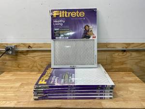 lot 62 image: FILTRETE Lot of 6- Ultra Allergen Reduction Furance Filter Air Filters (20x25x1)