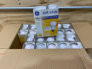 lot 63 image: GE LIGHTING Case of 66249 Ge 72w Wht Halo Bulb 4 Packs (12 packs of 4 in case)