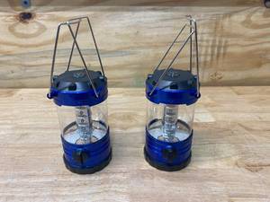 lot 79 image: SHAWSHANK LEDZ Lot of 2-  Dim Camp Lanterns