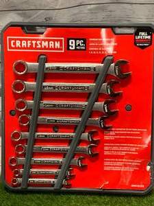New Craftsman 9 Piece Metric Wrench Set