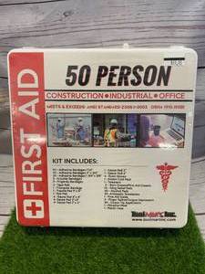 New 50 Person Construction Office First Aid Kit