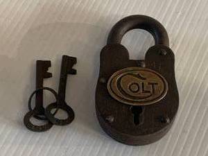 Colt Padlock with Two Working Keys