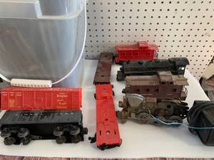 Giant Lot of Model Trains Cars & Track