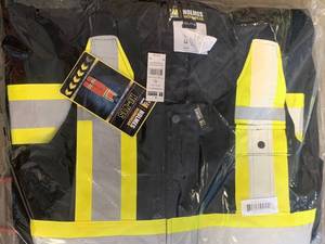 New Mens Holmes High Vi-Viz Canvas Bibs $159 Retail Size XL
