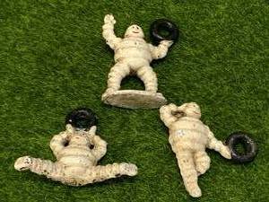 Cast Iron Michelin Man Figure Approximately 3� Long