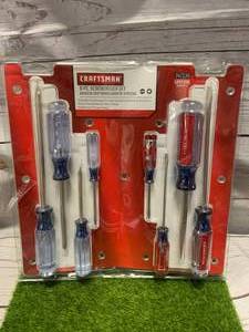 New Craftsman 8 Piece Screwdriver Set
