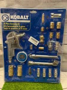 25 Piece Kobalt Air Accessory Kit
