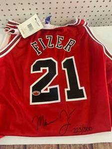 Marcus Fizer Autographed Jersey Size XL