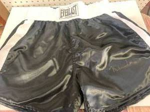 Autographed Mike Boxing Shorts Size Large