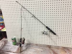 lot 34 image: Berkley & Quantum Ice Fishing Rods