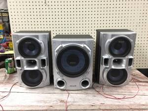 lot 67 image: 3 Sony Stereo Speakers