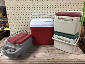 lot 102 image: Coleman-Rubbermaid Coolers