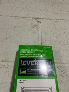 lot 5 image: Everbilt Pocket Door Jamb Kit, Seals, Door Thresholds, Door Wedges & More See Pictures