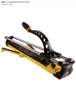 lot 6 image: QEP 24 in. Professional Slimline Tile Cutter. See Pictures